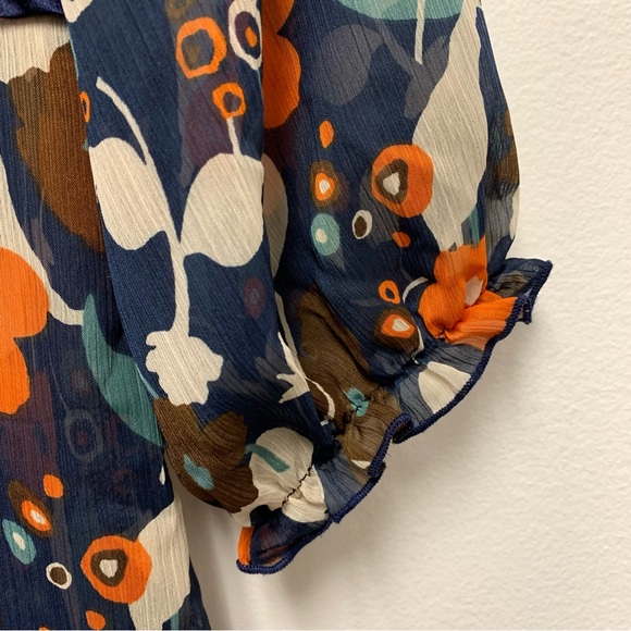 Vintage Forever 21 Y2K Babydoll Sheer Crinkle Tunic Mini‎ Dress Size Small Boho - Picture 6 of 13